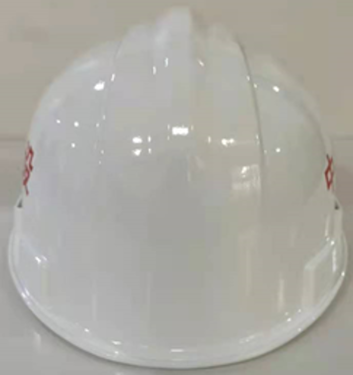 力达玻璃钢白色安全帽（三脊型）